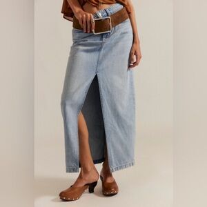 We The Free NWT Nothing Better Denim Maxi - Size 29